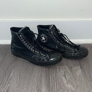 black high top converse
